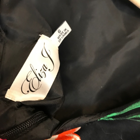 Eliza J Fit & Flare Belted Dress - Picture 7 of 8